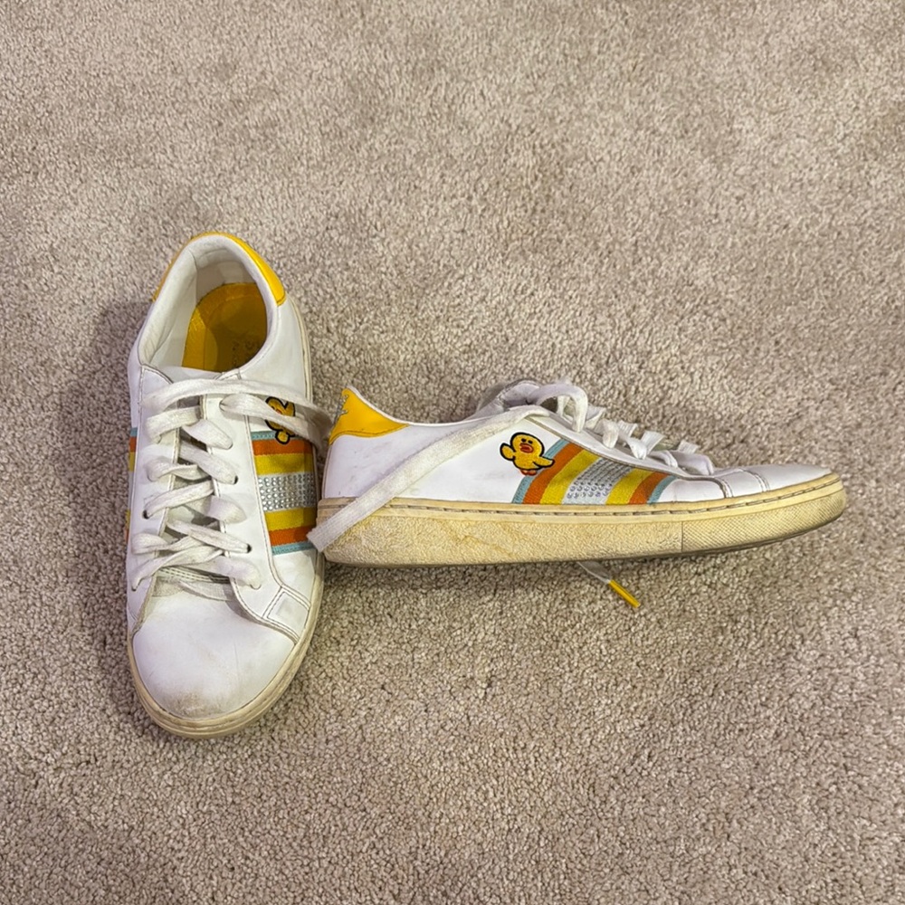 Skechers Kids Shoes - White and Yellow